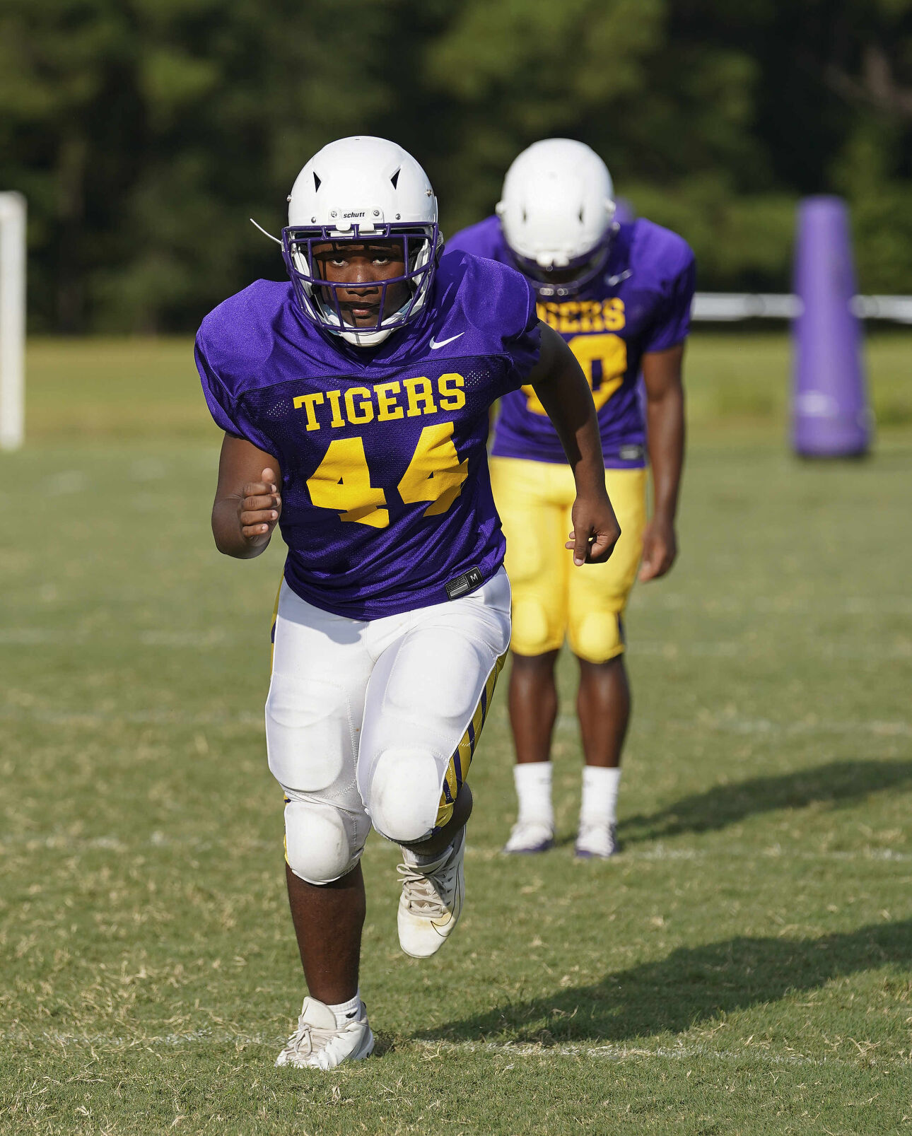 Wilson High School football practice